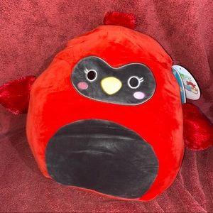 Squishmallow cazlan the cardinal 12